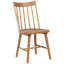 Chaise d'appoint en bois massif