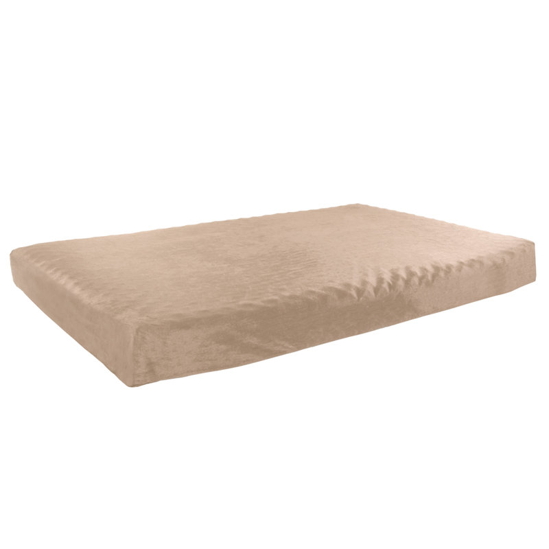 Extra Large Beige Orthopedic Memory Foam Dog Bed