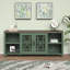 Meuble télé 70 po deux tons avec armoires de rangement-847409173-867165581