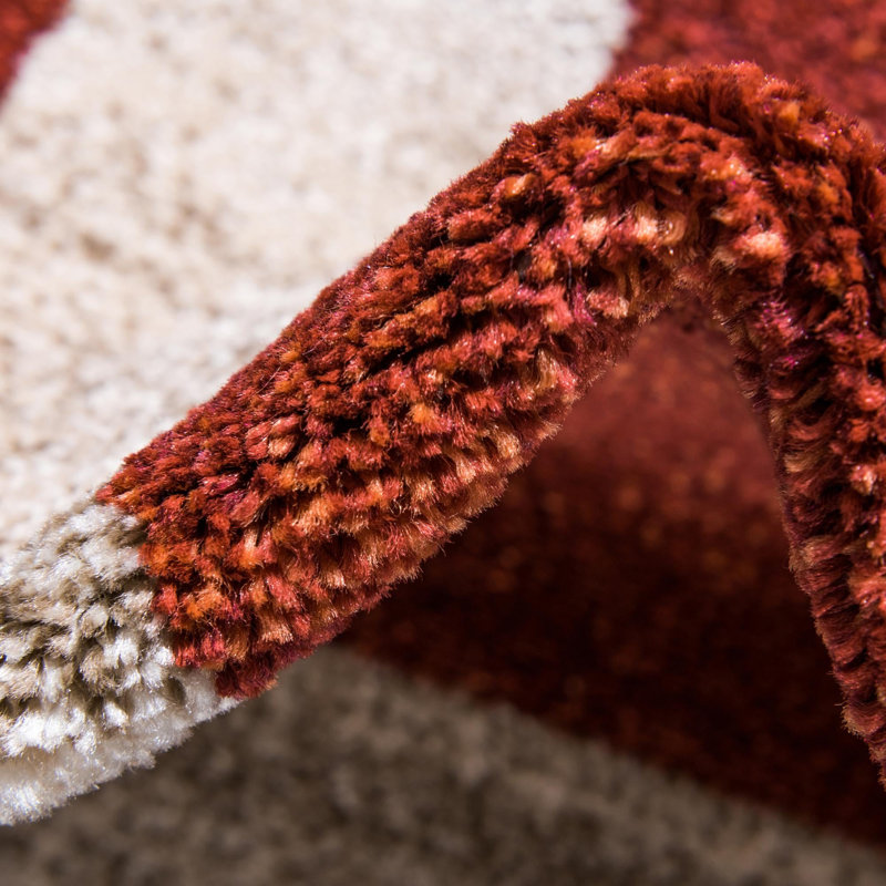 Desdemona Striped Indoor Rug, Round 4'