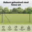 Vidaxl Chain Link Fence With Posts Steel-116798011-116798013