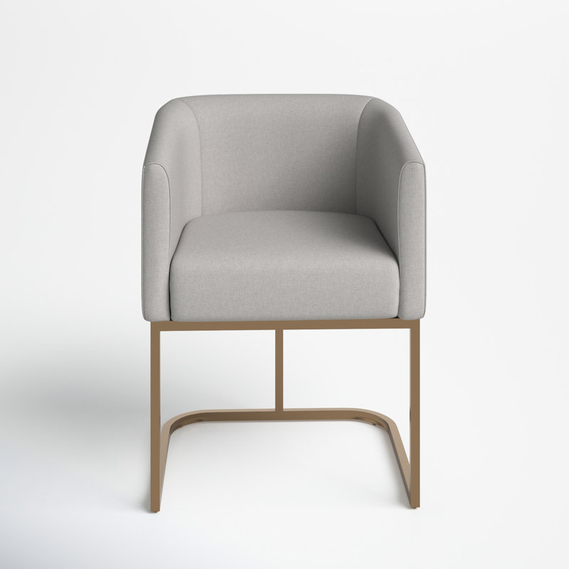 Orchid Velarde Upholstered Arm Chair in Gray