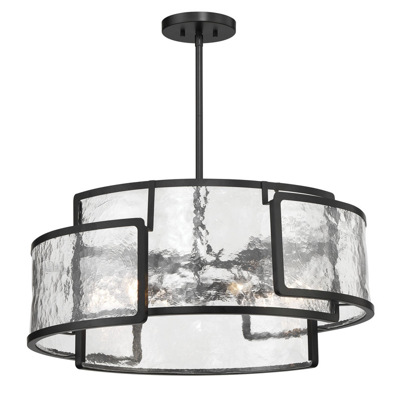 Luminaire suspendu géométrique 6 lumières Madeleyn