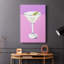 Martini néon - Cavas enveloppés de galerie-269820779