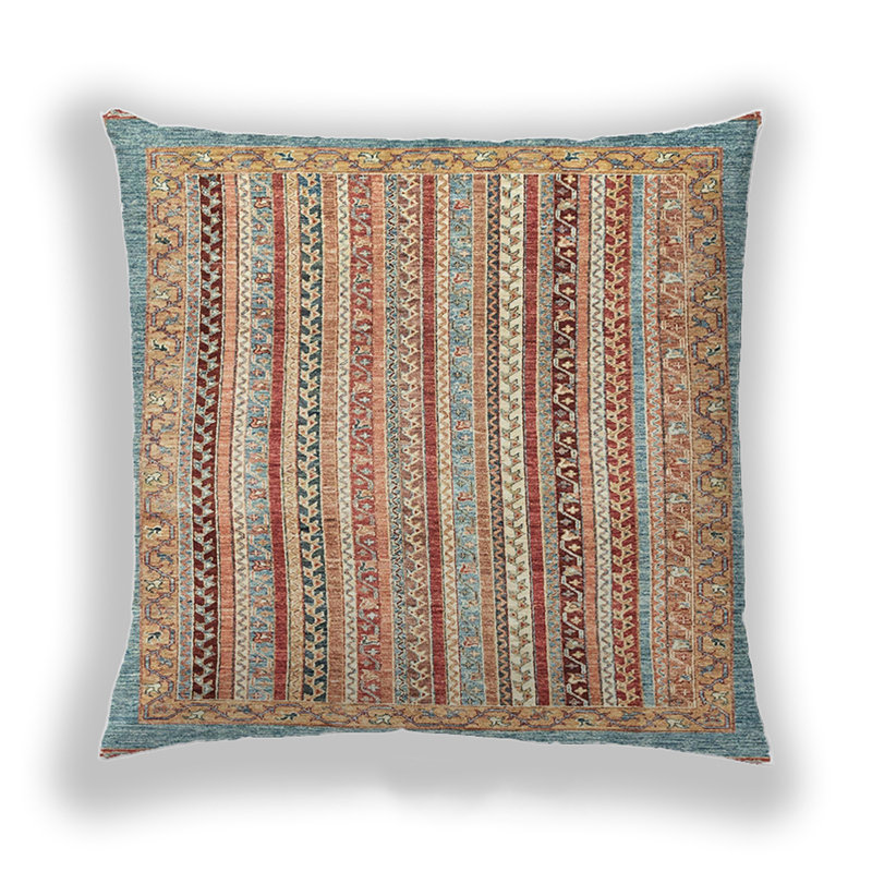 Coussin décoratif abstrait 2380, Microsuède