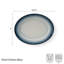 Swirl Ombre 13.75 in. Oval Platter