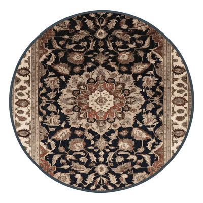 Machine Washable Persian Brown Area Rug