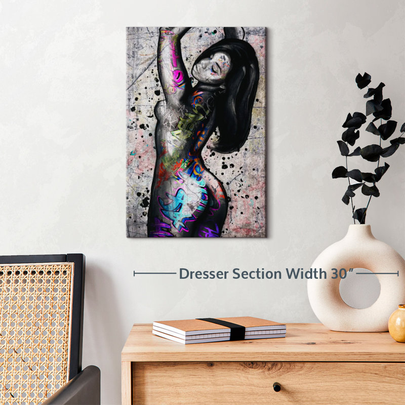 African Curves Canvas Print