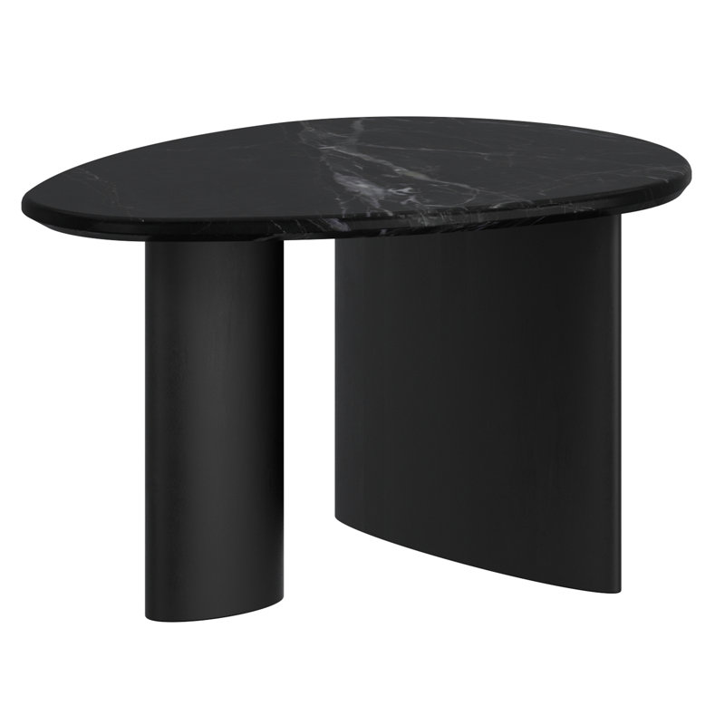 Table basse Mid-Century, Noir, noir, noir, noir, Noir, noir, noir, noir