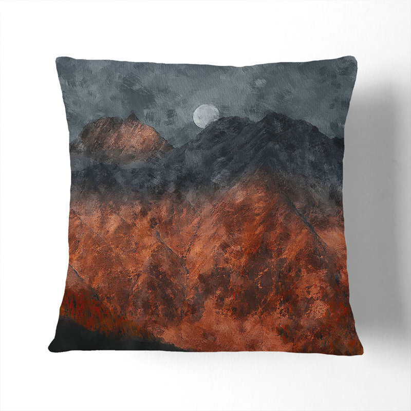 Square Throw Cushion, 40cm H x 40cm W x 15cm D, Black
