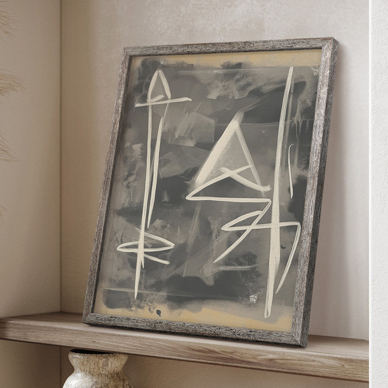 Série ABSTRACT DCCLxxxx, reproduction encadrée - bois massif, H 11 po x l 9 po