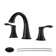 Widespread 2-handle Bathroom Faucet with Drain Assembly
