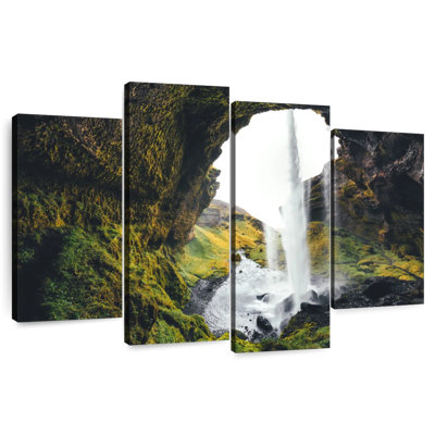 Alvord Mossy Kvernufoss Waterfall
