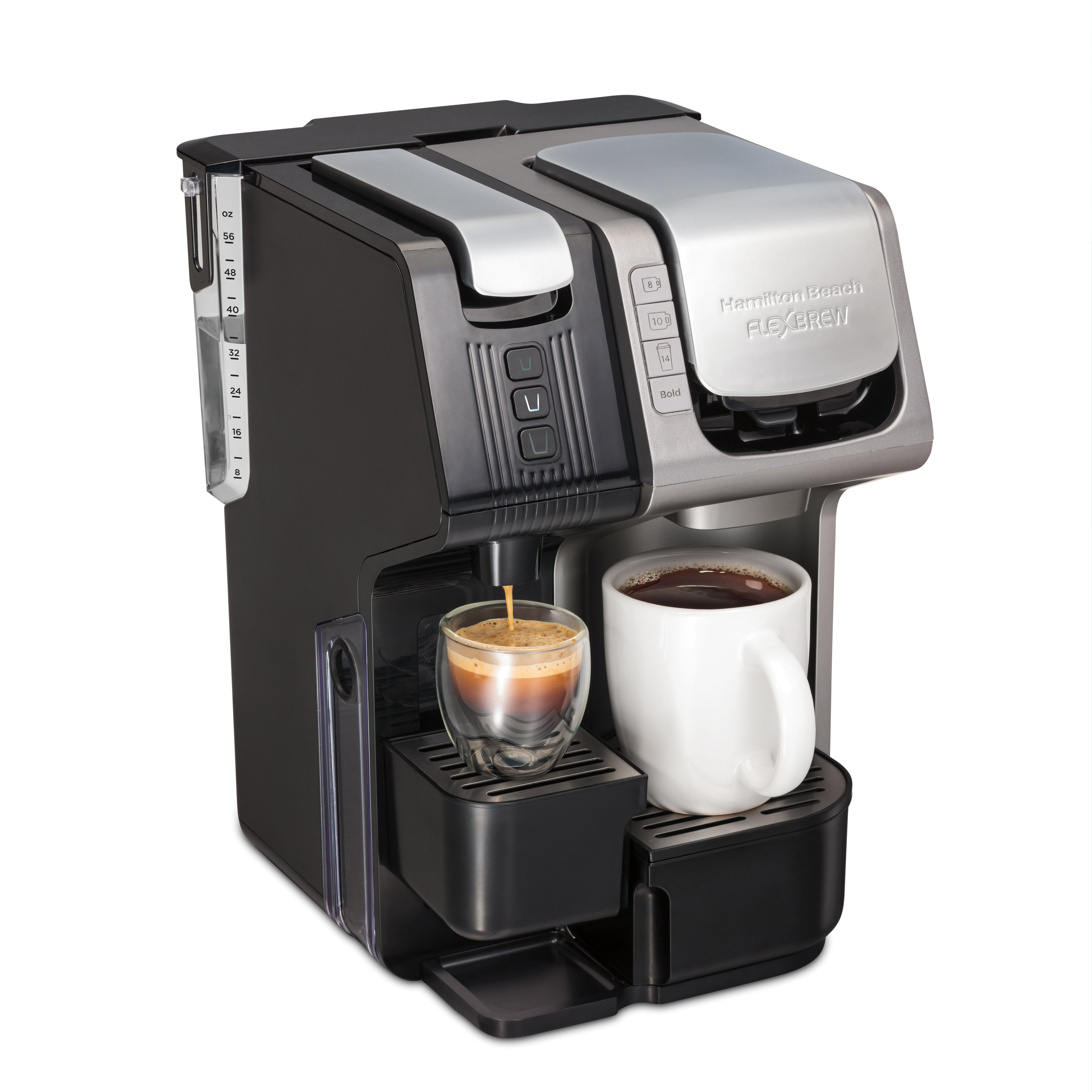 Combo 19 Bar Espresso & 10 Cup Drip Coffee Maker Black