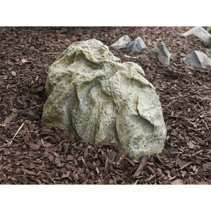 Medium River Brown Fiberglass Artificial Rock Cover for Landscaping