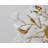Gold Ceramic Ginkgo Leaf Ceiling Light Brass Semi Flush Mount-1801374164-1801374167