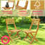  Ensemble de 2 chaises pliantes Anya