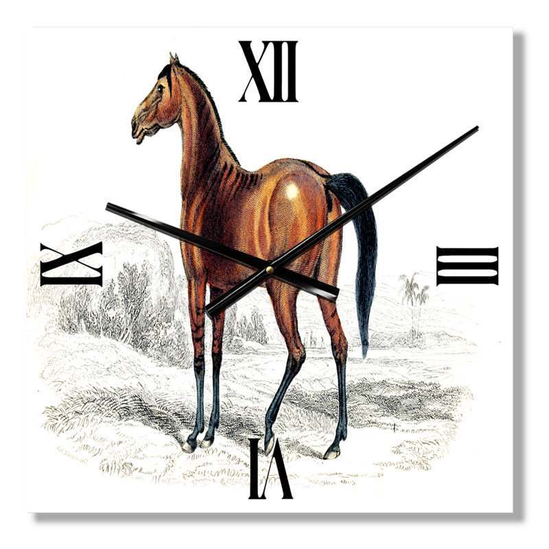 Horloge murale cheval, Très grand