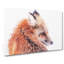 Red Fox In Winter In Abstract - Wrapped Canvas-55338293