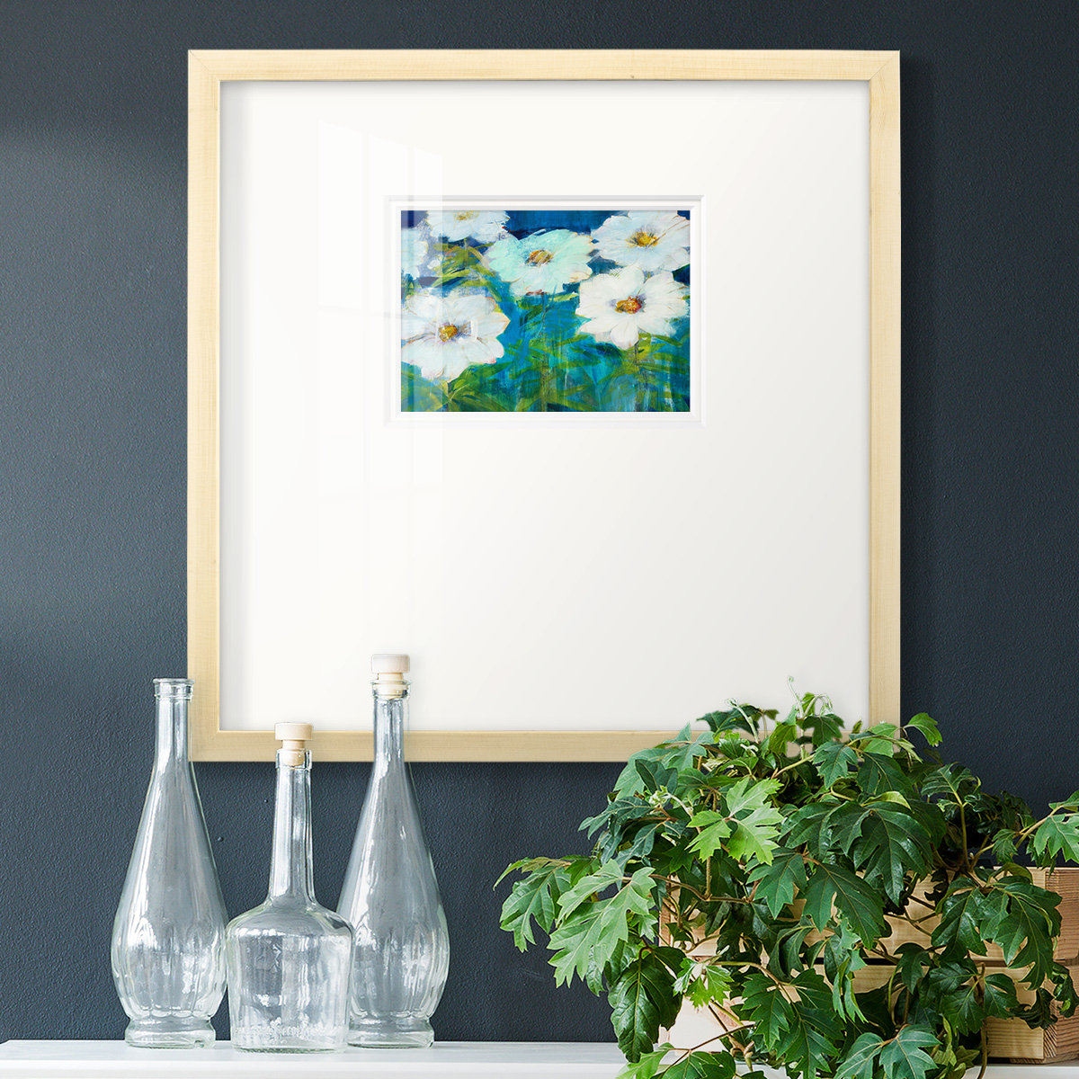 Field Day, 17" H x 17" W x 1.25" D, Natural Frame