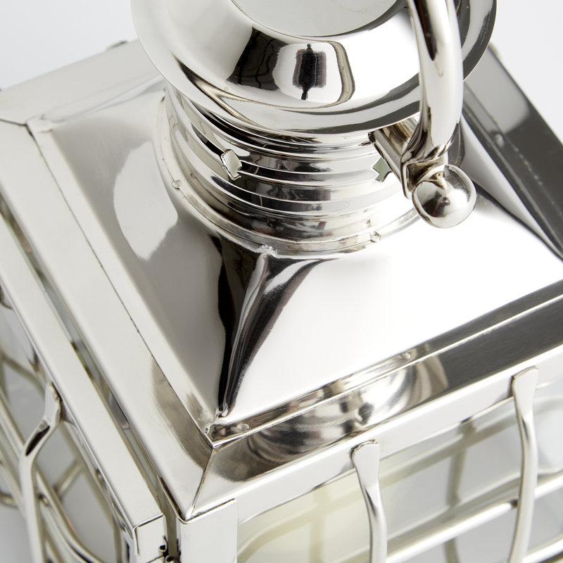 Remington Lantern, 10.75" H x 7.5" W x 8" D