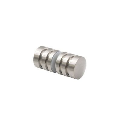 FHC DK107BN classique 1 diamètre bouton moderne dos à dos - nickel brossé