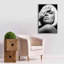 "Diamond Lips BW" par Design Fabrikken-724431194