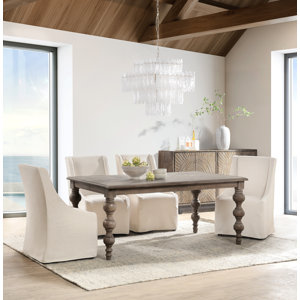 Classic Home Pine Solid Wood Dining Table & Reviews | Perigold
