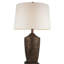 Lampe de table 30 "en polyrésine haute" Kayan ", finition bronze rustique