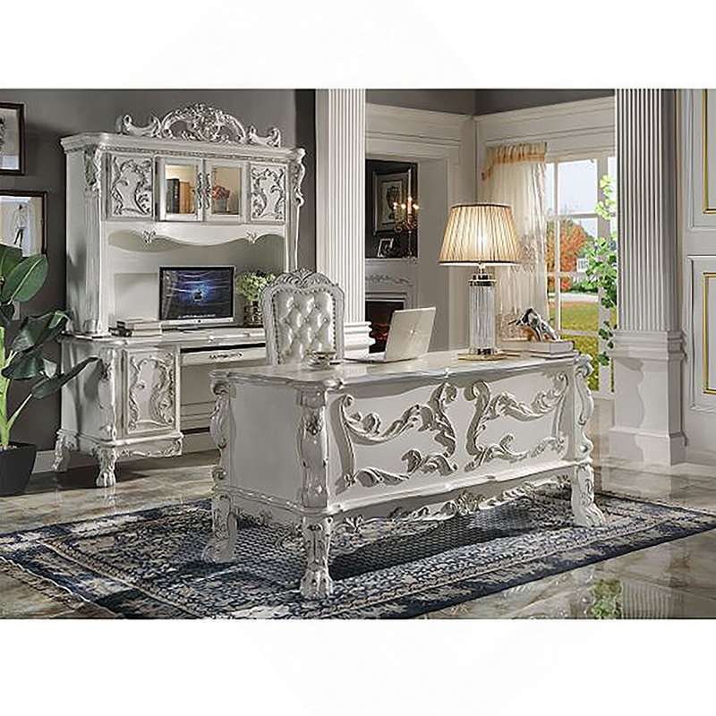 Bureau d'ordinateur Dresde Dresde avec finition blanc os OF01717