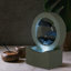 Fontaine moderne à 3 niveaux en résine avec lumière DEL