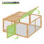 Cage à poulailler pliable en bois Leithow-873793490