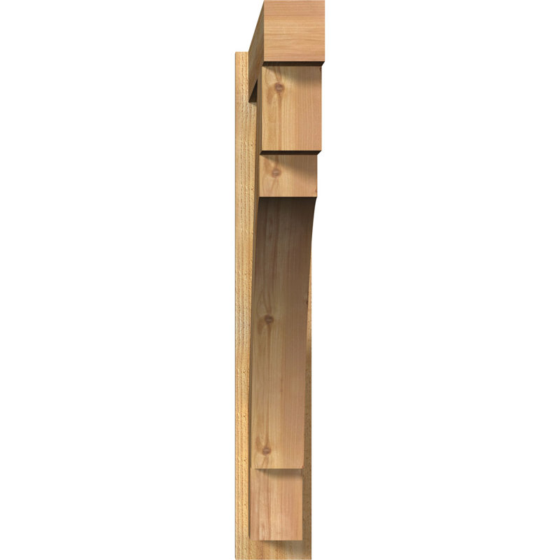 Persienne en bois Merced Block Rustic Timber, P 40 po x H 40 po, Sapin Douglas de 8 po (sciage brut)