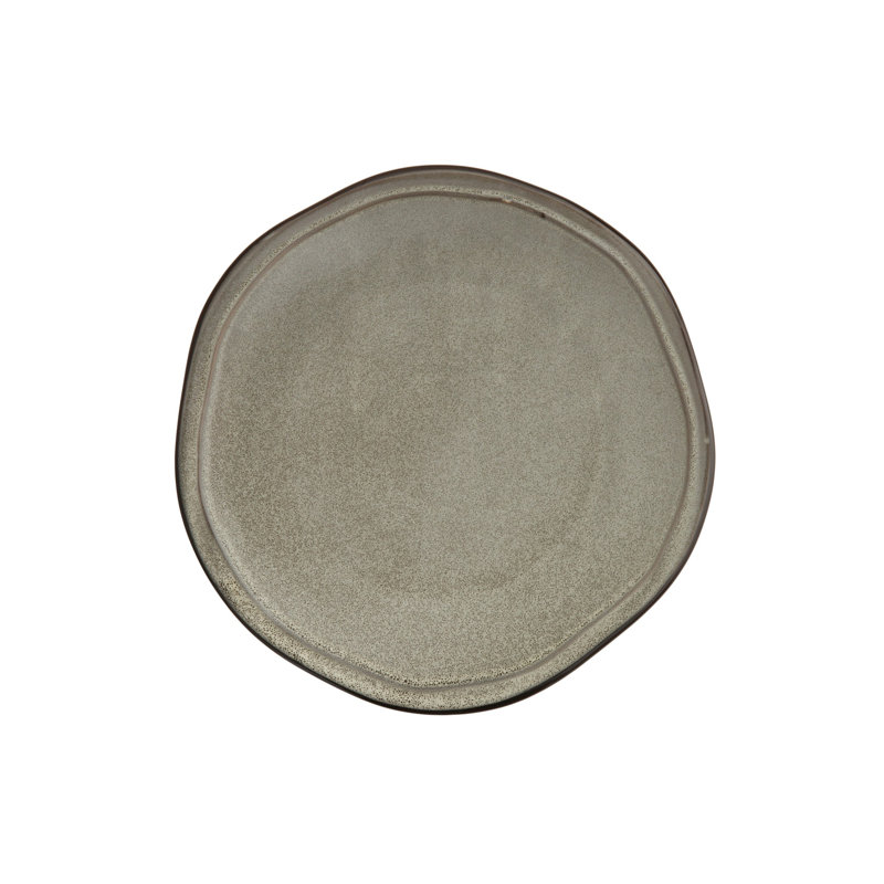 Fortessa Ston Stoneware, 8" Salad Plate (Set of 4), Mist, Mist