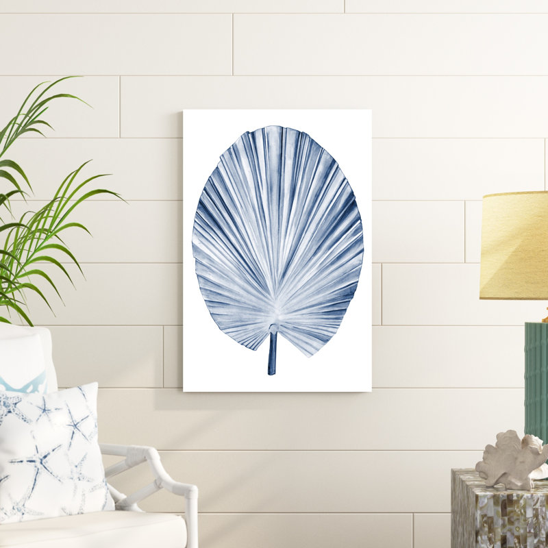 Feuilles indigo tropicales de l'UA AU, H 36 po x l 24 po x P 1 po