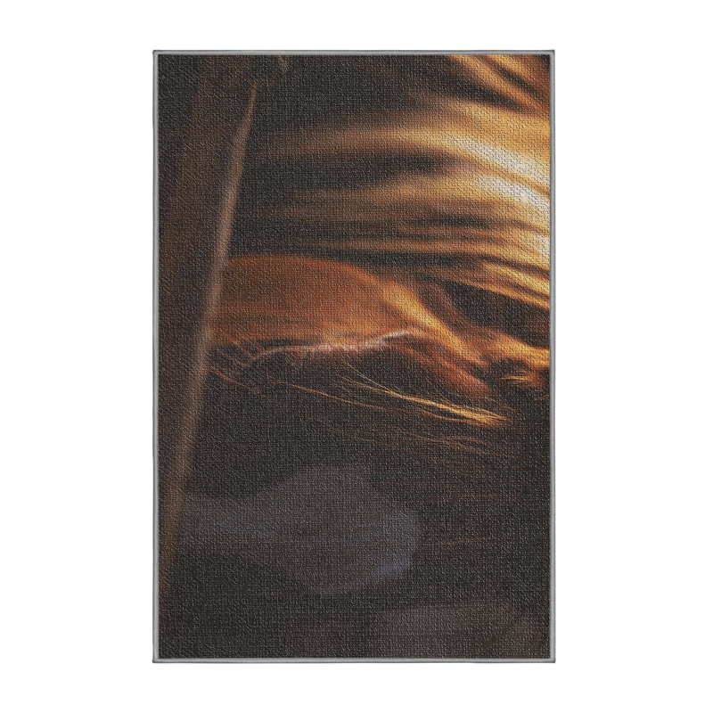 Tapis brun Horse 31, Rectangle 2 pi x 4 pi