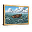 Bateau en bois sur les vagues de la mer orageuse-971361813-971361808-971361811
