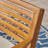 4 - Person Wood Patio Dining Set with Square Table , Cushions Included