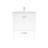 Anvay 30 in. Single Sink Freestanding Bath Vanity in Matte White with Carrara Quartz Top-1976446095-1974426580