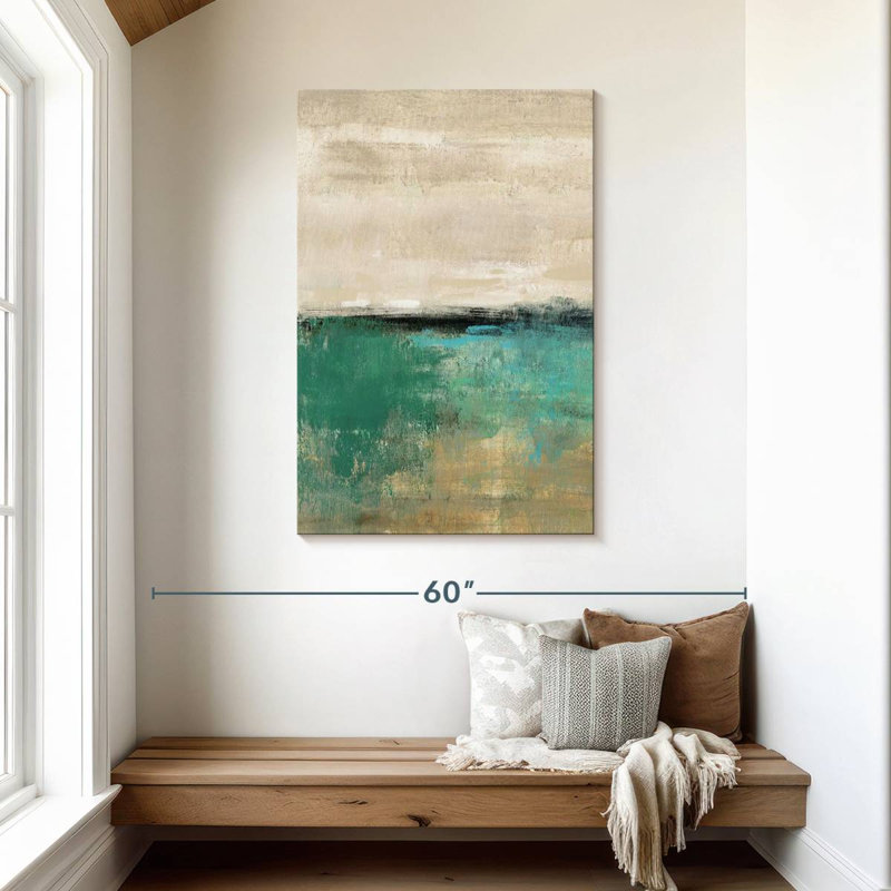 Avery Spring Valley Teal, 45" H x 30" W