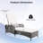 Micole Outdoor Wicker Chaise Lounge , Cushion Included