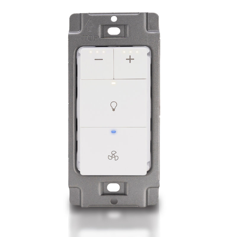 Tamper Resistant Dimmer Switch for Bathroom Fan and Led Light