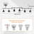 6-Light Lighting Fixtures Ceiling