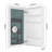20'' W x 36'' H Surface Frameless Mirror Medicine Cabinet, Beveled Mirror Edges Bathroom Medicine Cabinet, Left opening door