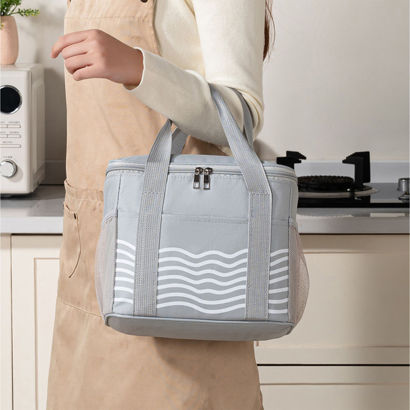 Sac à dos sac à dos pour les employés de bureau Sac à bento pour la préparation des repas, Grey
