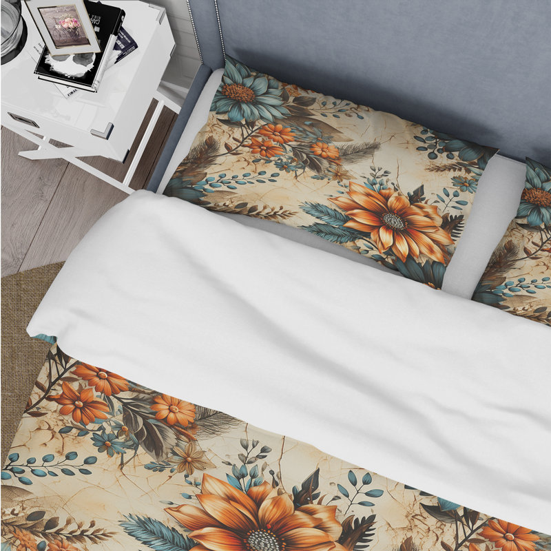 Literie Rustic Gypsy Boho, Housse de couette pour très grand lit et 2 très