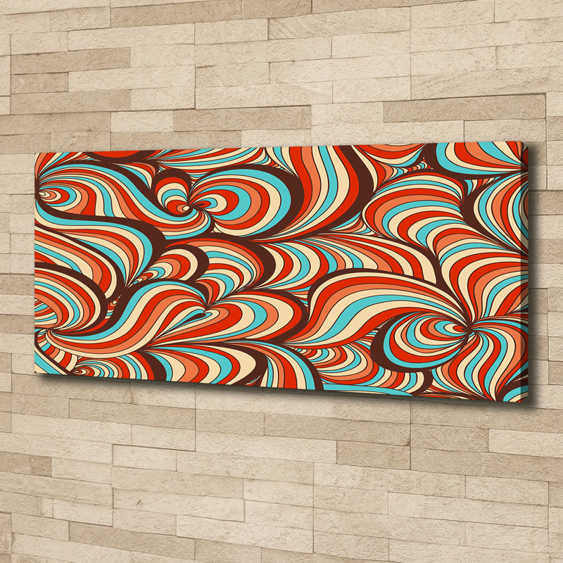 A Swirling Pattern - Wrapped Canvas Print