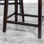 Saddle Stool, Weathered  Finish,  Leather Seat-965596744-965596753-965596758