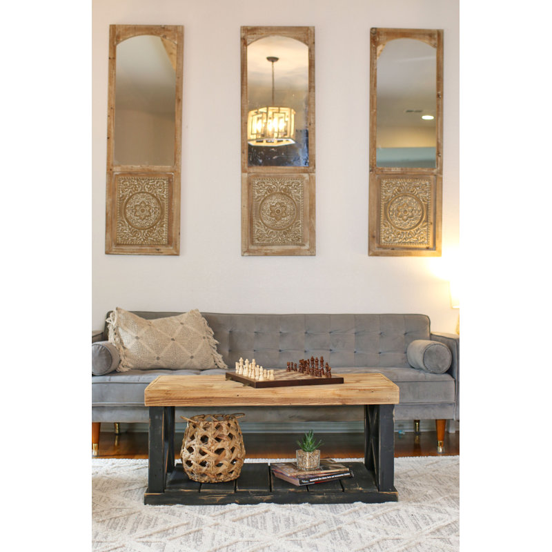 Bryttani Solid Wood Top Single Coffee Table