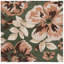 Laine touffetée à la main Jardin; Tapis d'intérieur floral en coton-117794206
